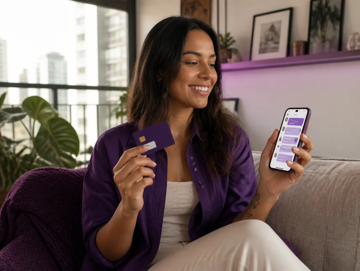 Cliente usando aplicativo no celular